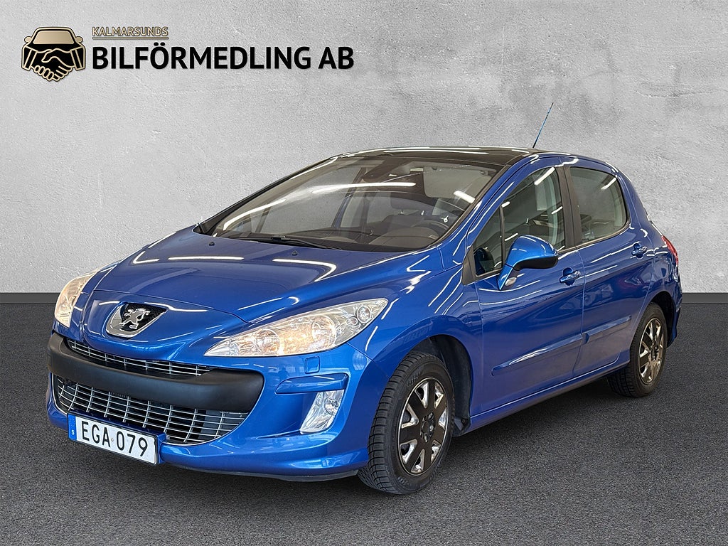 Peugeot 308 5-dörrar 1.6 HDi Panorama Nybesiktad Automat 0,45L/Mil