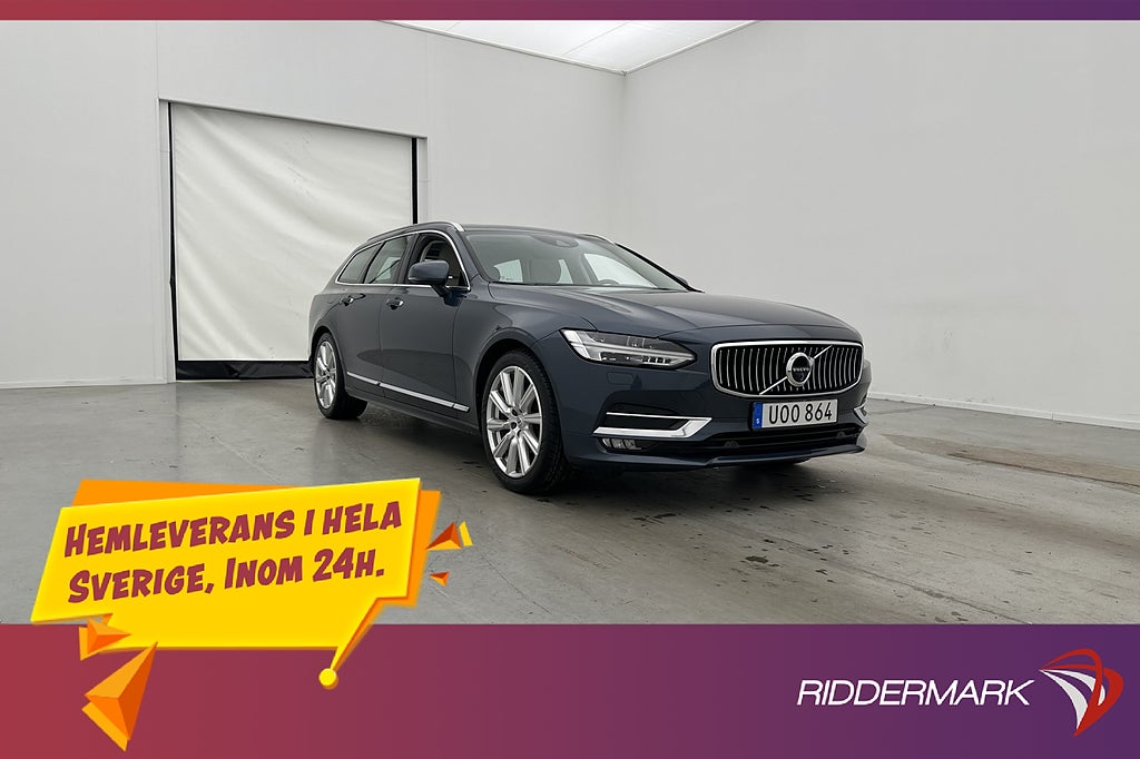 Volvo V90 D4 Inscription VOC Värm Pano 360° HUD Navi Drag