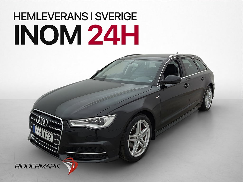 Audi A6 2.0 TDI 190hk S-Line P-Sensorer Farthållare