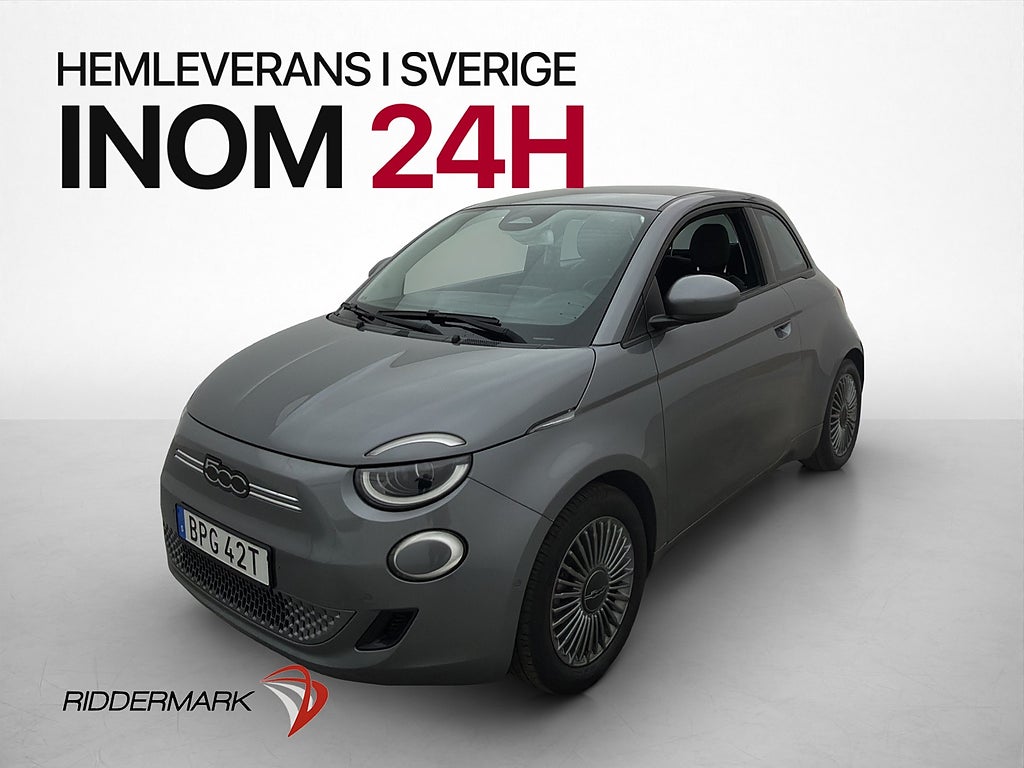 Fiat 500E e 42 kWh 118hk Kamera Navigation CarPlay