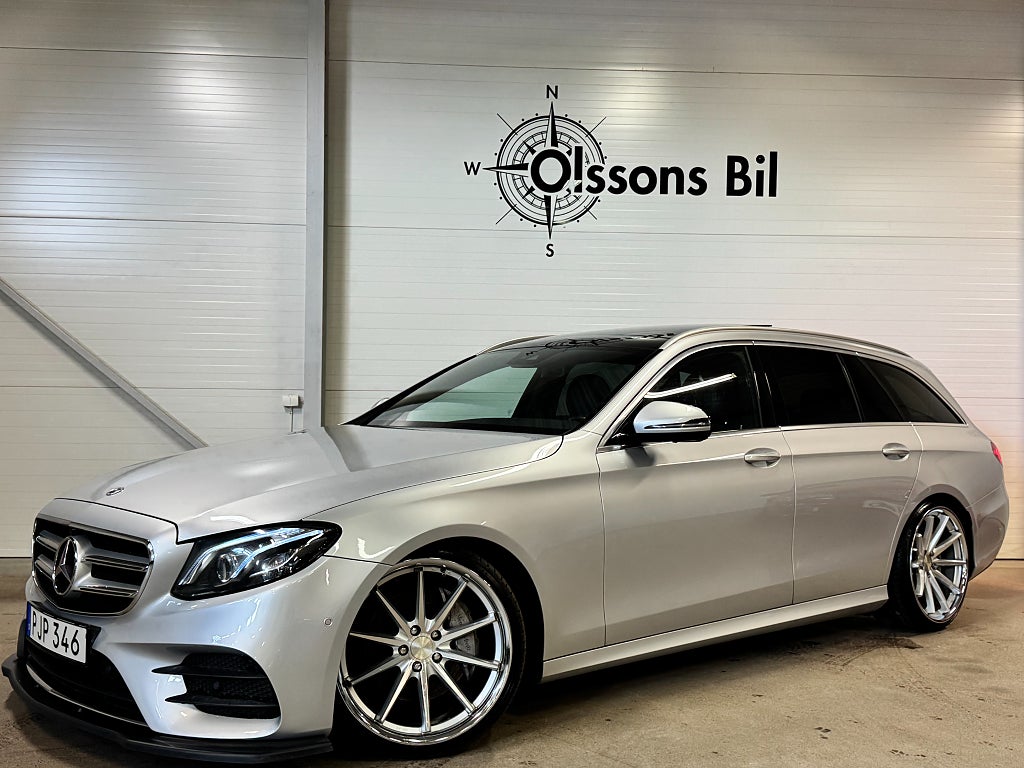Mercedes-Benz E 220 T d 4MATIC AMG Drag D-Värm Pano 360° 20"
