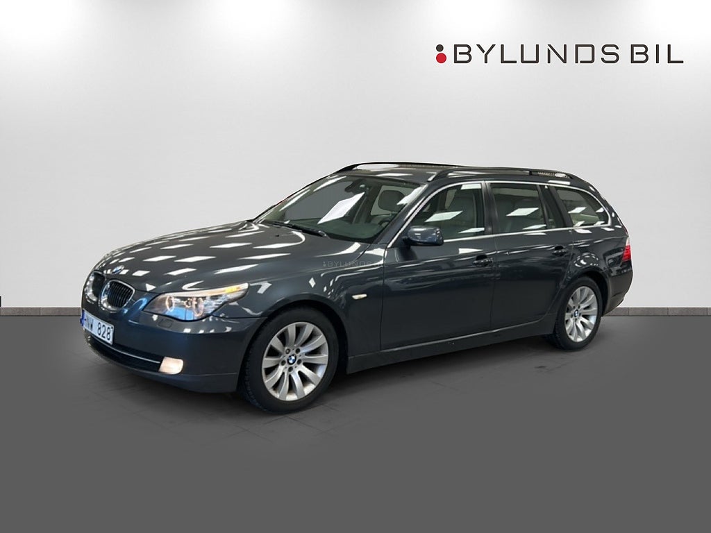 BMW 523 i Touring 190hk E61 Facelift *Skinn, Dragkrok