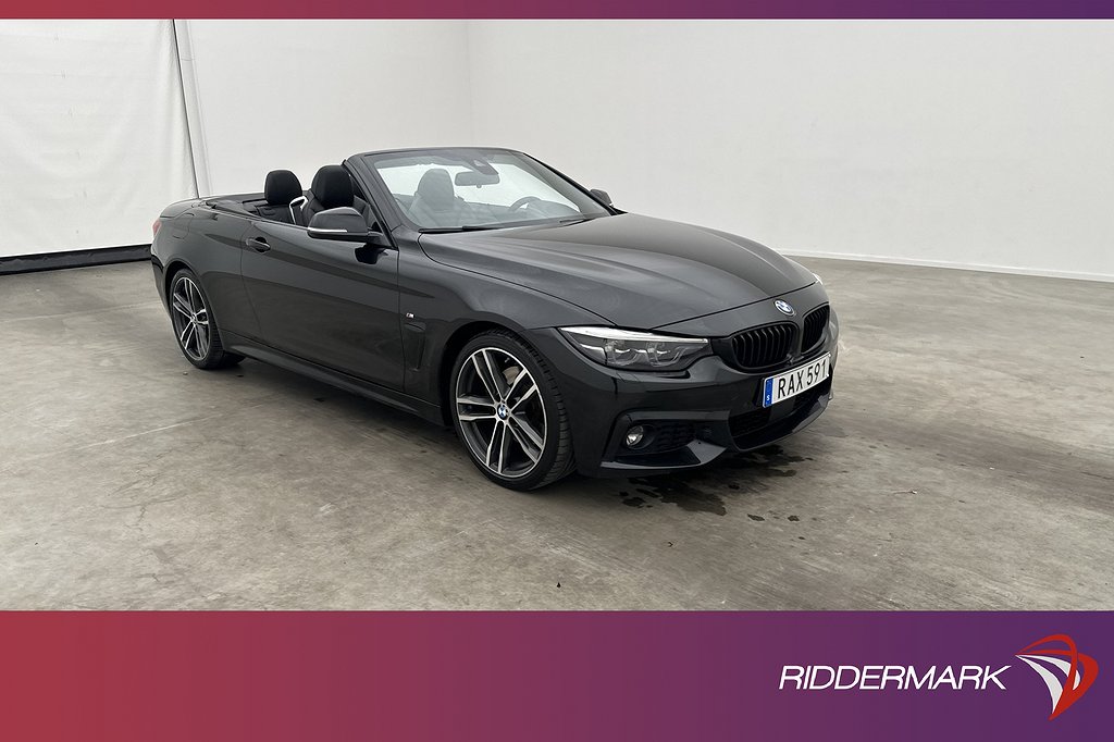 BMW 430 i Convertible 252hk M Sport HiFi HUD Sensorer Navi