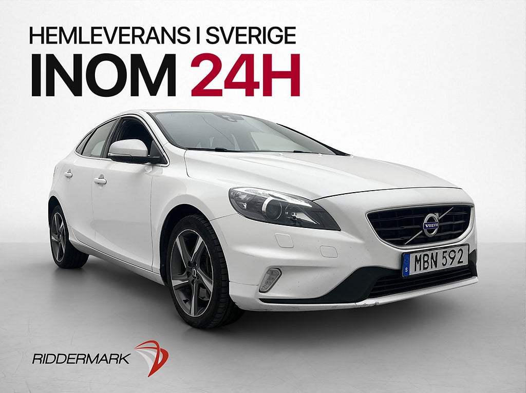 Volvo V40 D3 R-Design VOC Skinn Navi Sensorer Kamrem-Bytt