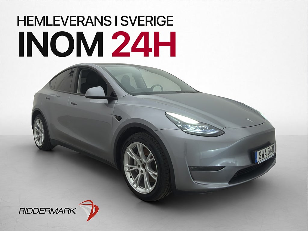 Tesla Model Y Long Range AWD Värmepump Drag Pano AP MOMS