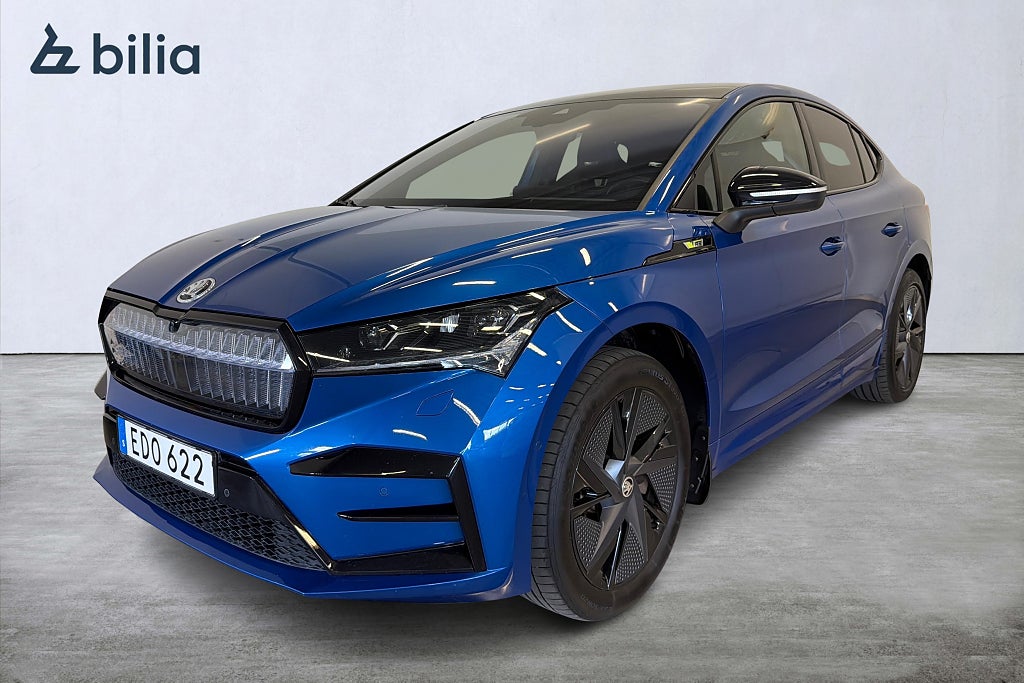 Skoda Enyaq Coupé RS iV 299hk 360/Elstol/Pano/HuD/Canton/20"/Drag/