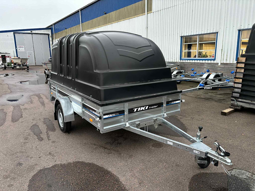 Tiki CP300-R Obromsad & 100 cm plastkåpa 