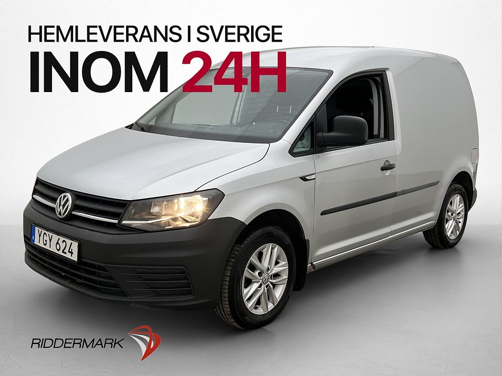 Volkswagen Caddy 2.0TDI Värm Drag B-Kamera V-Inredd MOMS