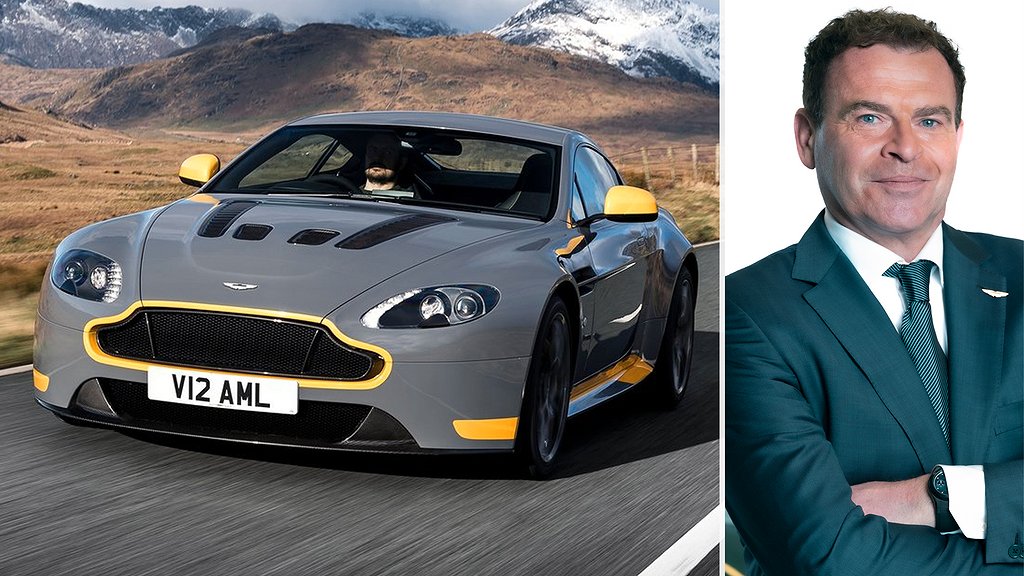 Tobias Moers säger att Aston Martin kommer använda V12-motorer ett tag till. Foto: Aston Martin