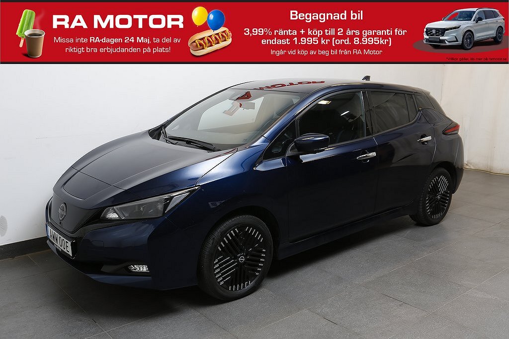 Nissan Leaf e+  Tekna 59 kWh 360° BOSE Skinn Leasbar 2023