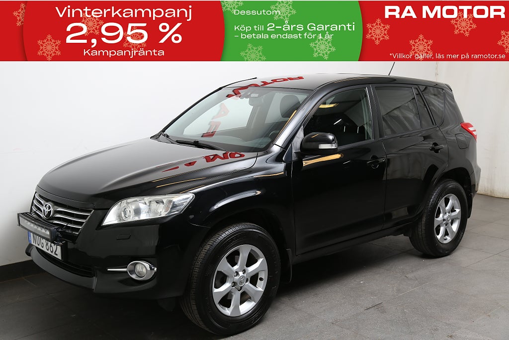 Toyota RAV4 2,0 VVT-i 158hk Business 4x4 Nybesikt Extraljus Drag 2012