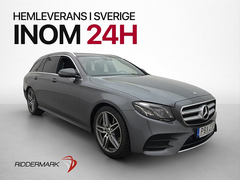 Mercedes-Benz E220 d 194hk AMG Line Pano 360° Dragkrok Navi