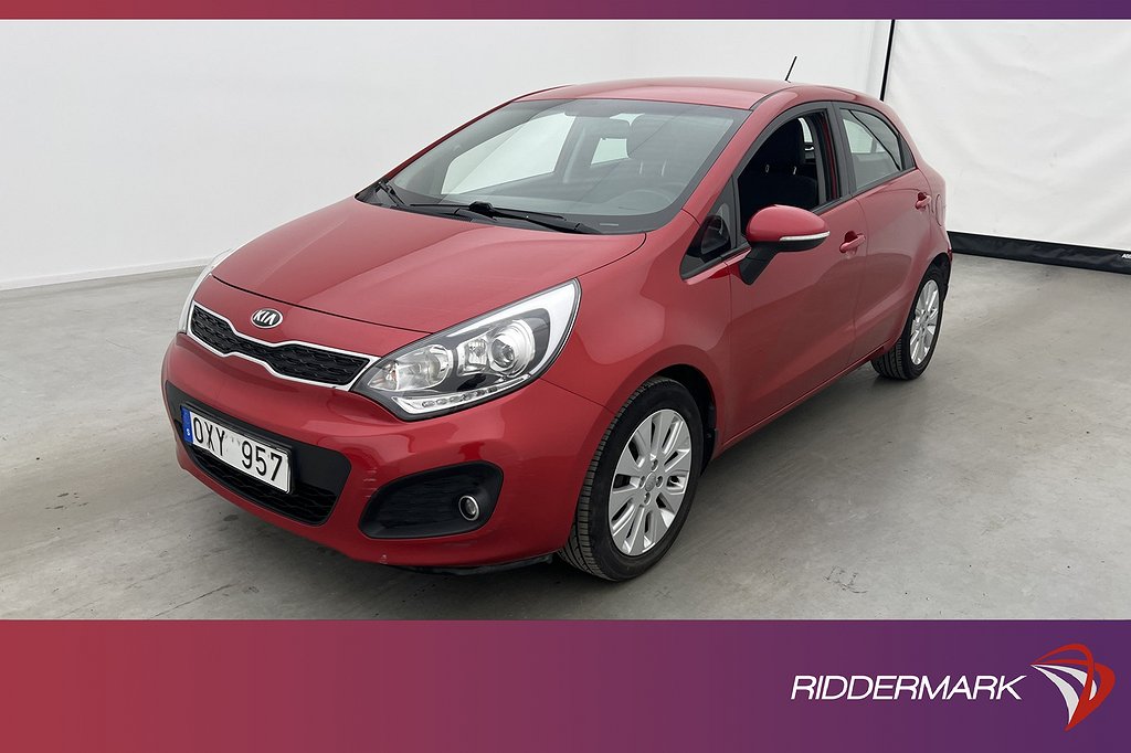 Kia Rio 1.2 CVVT 84hk Advance Två-Brukare Rattvärm 0,44l/mil