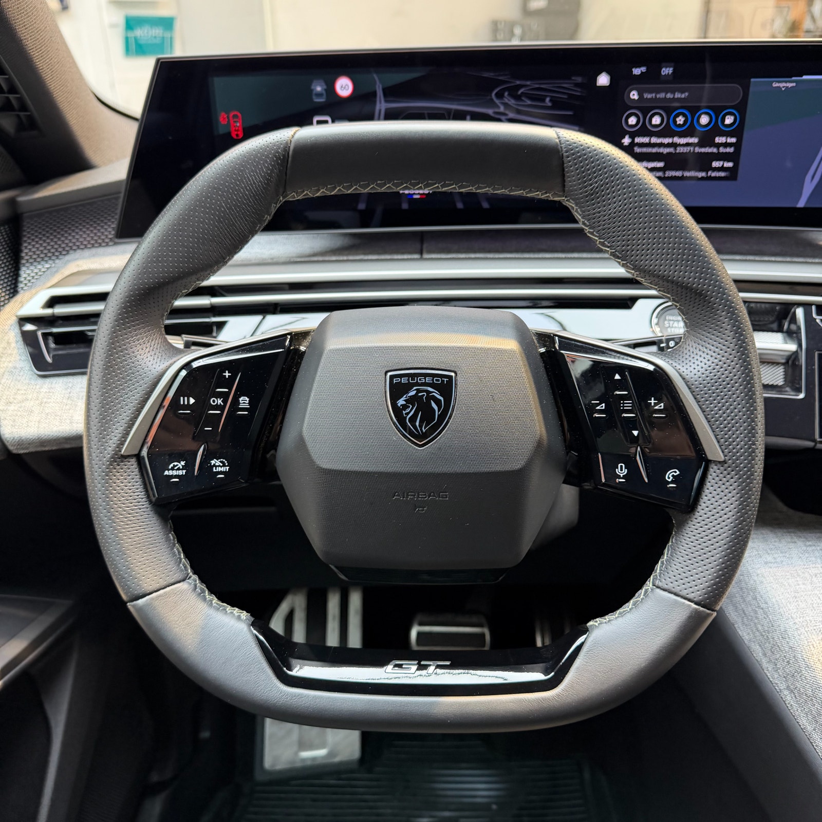 Peugeot 5008 Hybrid 145 1.2 PureTech e-DSC GT 7-Sits Carplay Kamera 2025 - miniatyr 10