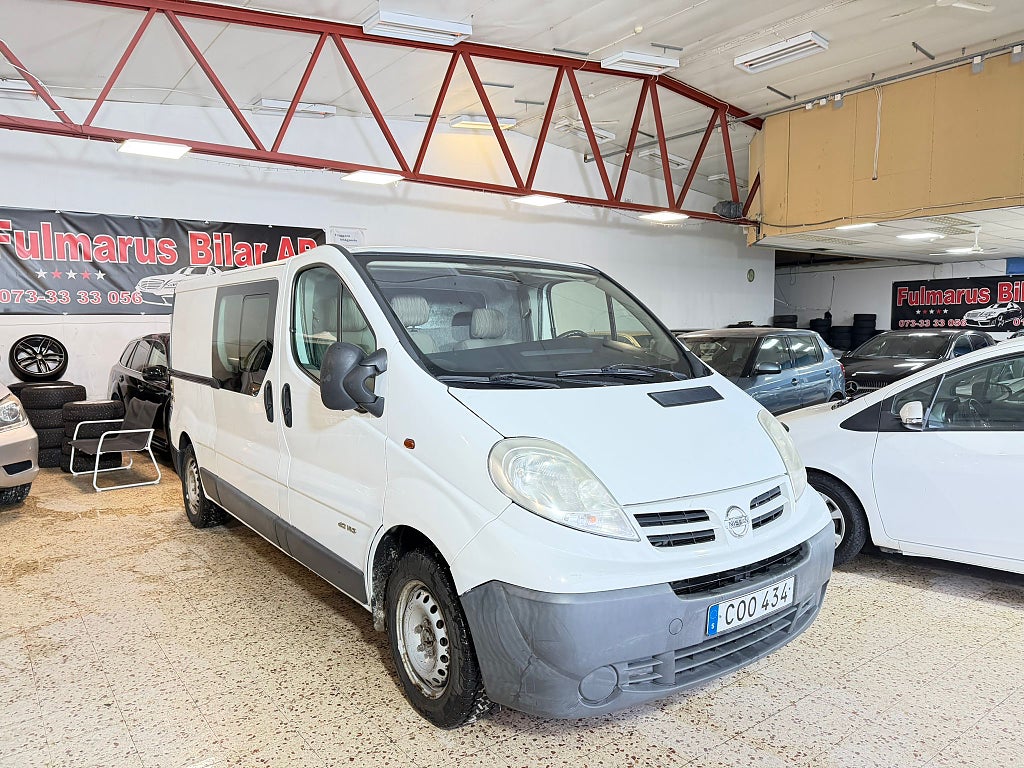 Nissan Primastar 2.0 dCi Quickshift Ny Servad Ny Besiktad V-Vårdad 114h