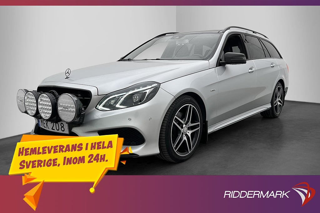 Mercedes-Benz E 220 T 4M 170hk AMG Pano D-Värmare H/K Kamera
