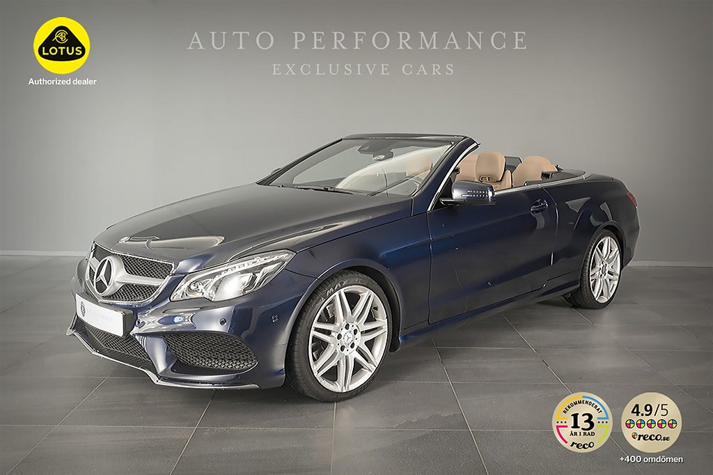 Mercedes-Benz E 300 Cab AMG 252hk / Hemleverans /