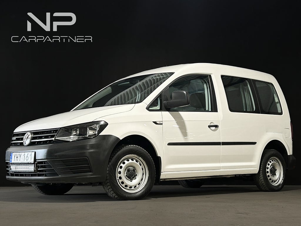 Volkswagen Caddy Van 1.4 TGI |Leasbar|B-Kamera|Dragkrok|Glastak