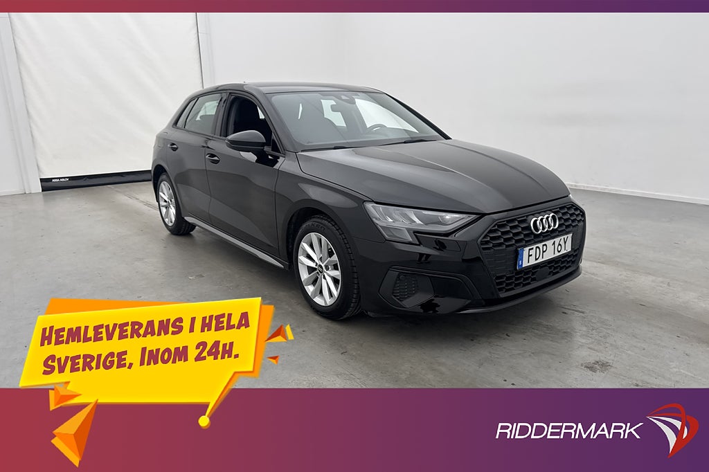 Audi A3 Sportback 35 TFSI Cockpit P-Sensorer Farthållare