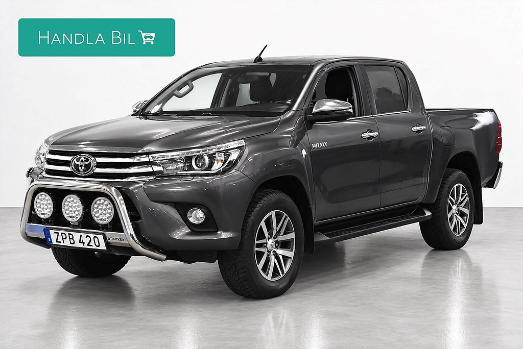 Toyota Hilux Dubbelhytt 2.4 AWD Diff Skinn Moms Dragkrok
