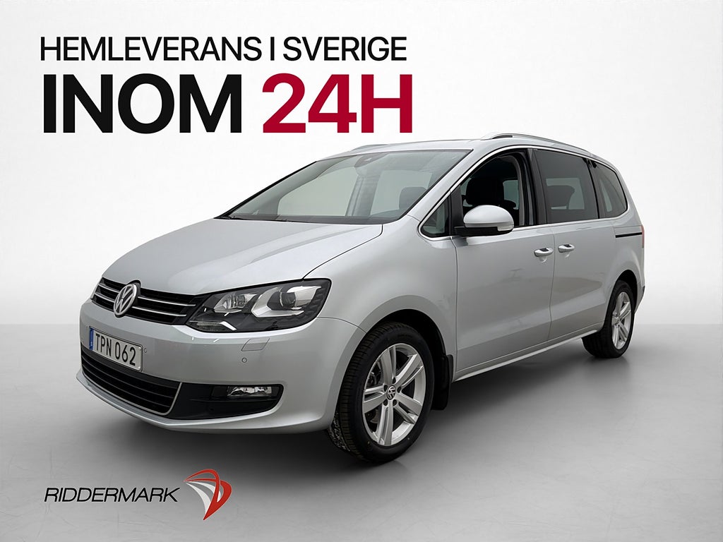 Volkswagen Sharan TSI 150hk 7-Sits Pano Värmare Drag Kamera