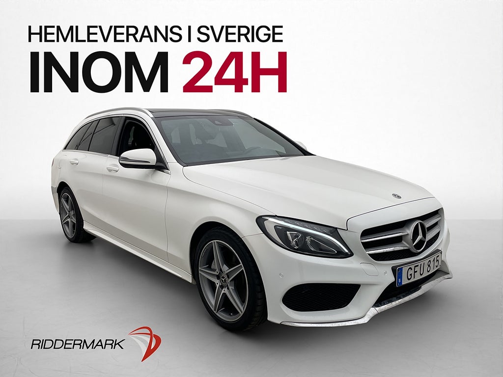 Mercedes-Benz C 220 T d 4MATIC AMG Pano Skinn CarPlay Drag