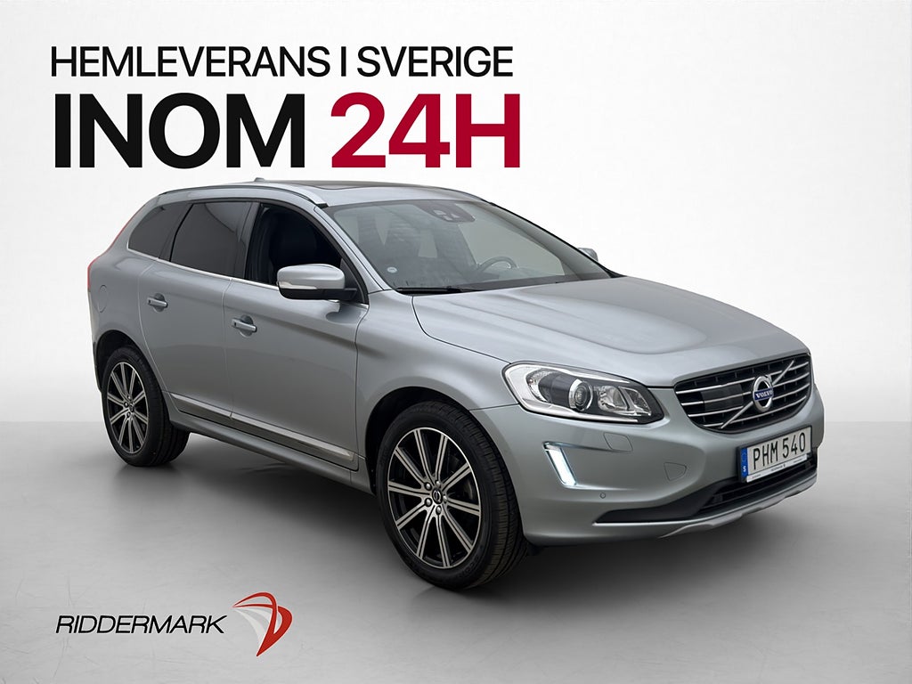 Volvo XC60 Poletsar D4 AWD Summum Pano Kamera Drag En-Bruk