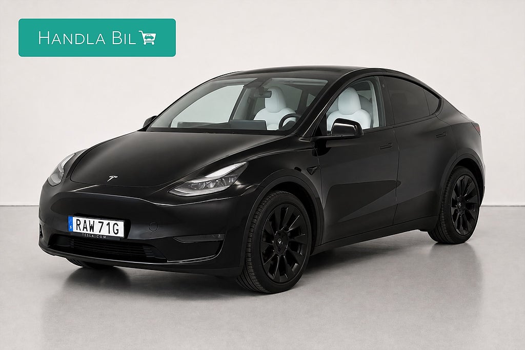 Tesla Model Y Long Range AWD Pano Skinn Drag Moms SoV