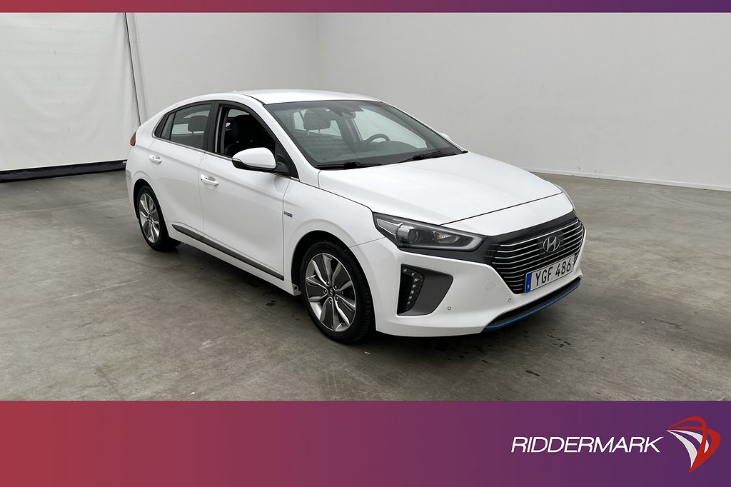 Hyundai IONIQ Hybrid 141hk Premium Plus Skinn Kamera Navi