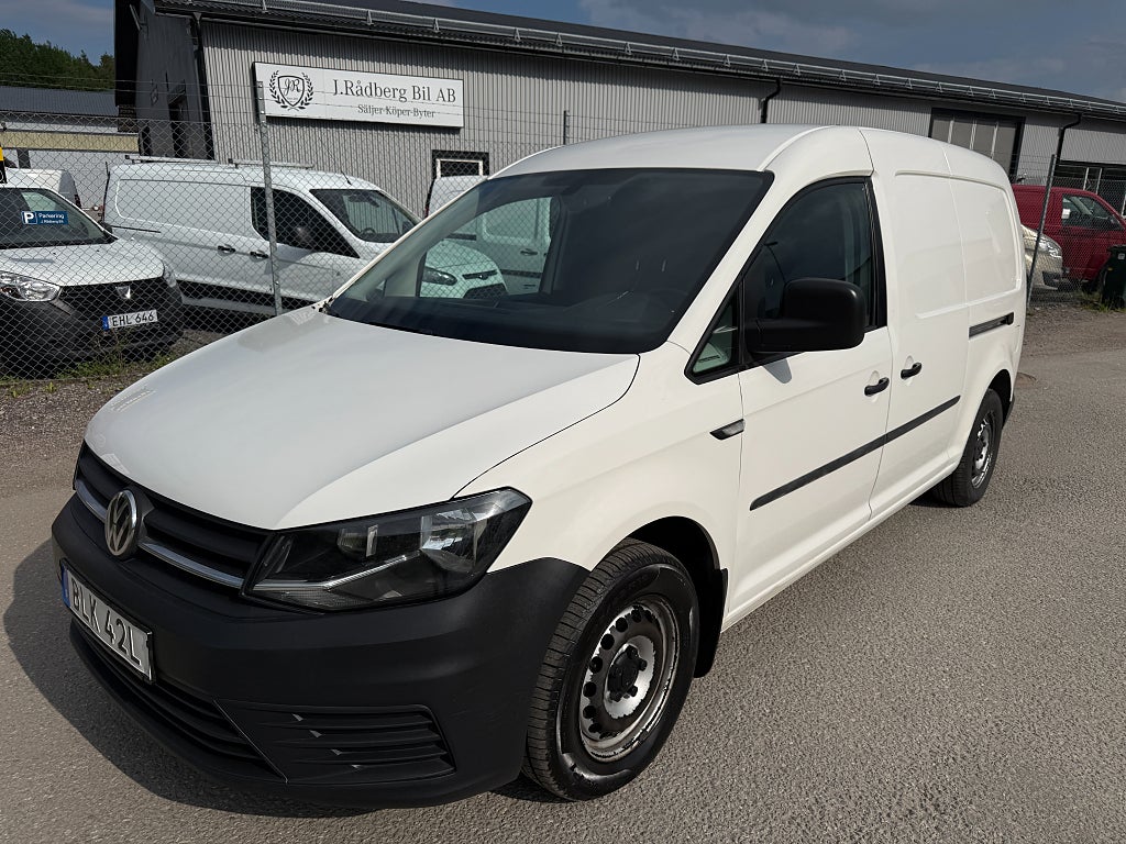 Volkswagen Caddy Maxi 2.0 TDI 2xSidodörrar 1 ägare Värmare Kamera Momsbil