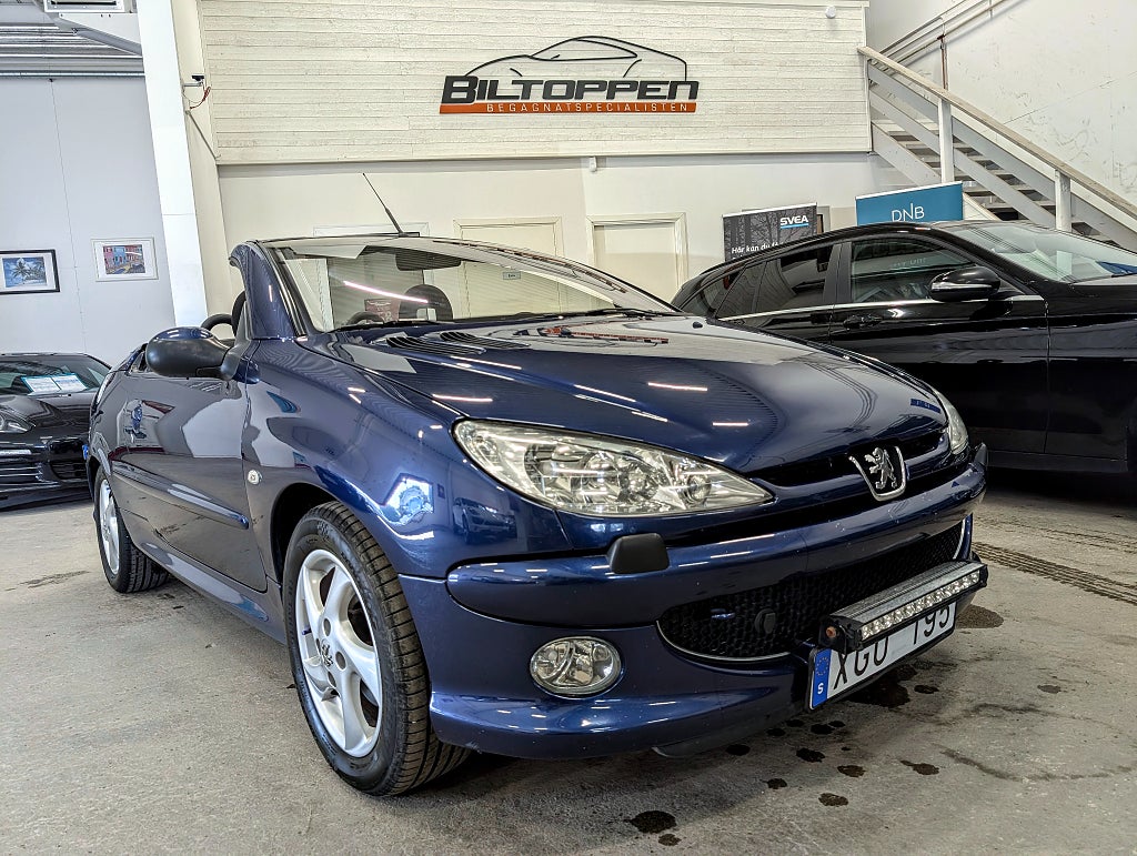 Peugeot 206 CC 1.6 Cabriolet / Led-ramp / Motor och kupévärmare
