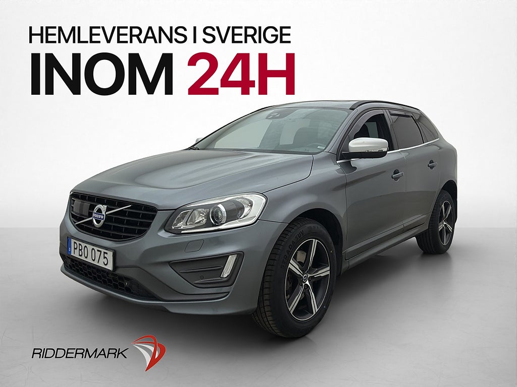 Volvo XC60 D4 AWD R Design VOC Panorama Kamera Värmare