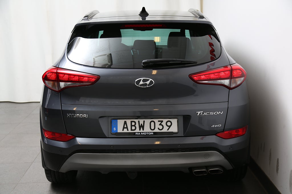 Hyundai Tucson 2,0 CRDi Premium AWD Aut Skinn Pano Dragkrok 2017