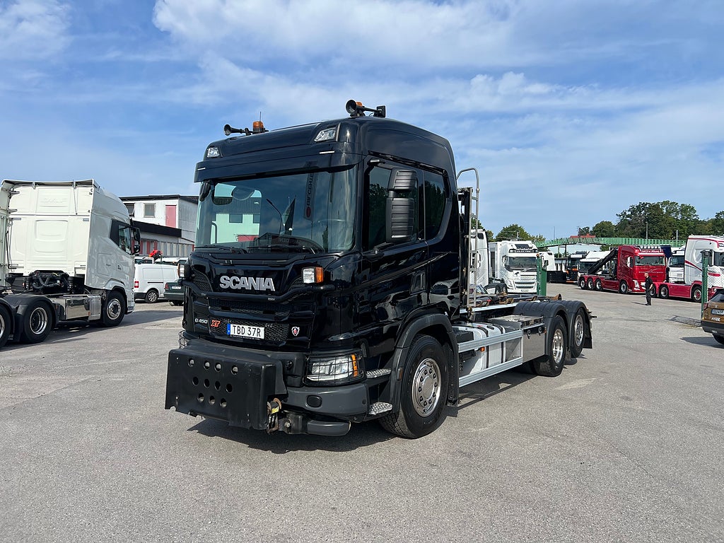 Scania G450 6x2*4 XT Lastväxlare, Fullt Plogutrustad