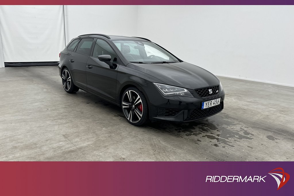 Seat Leon Cupra ST 290hk Blackline Backkamera Navi CarPlay