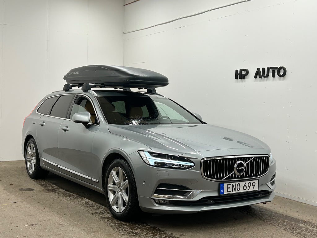 Volvo V90 D5 AWD Inscription B&W Pano Drag D-värm Takbox