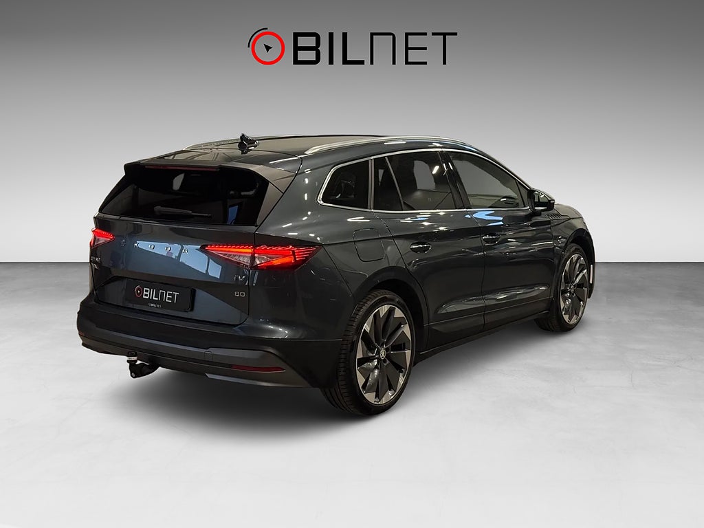 Skoda Enyaq 80 iV80 Matrix Värmare Drag HuD 360 Cockpit AdaptChassi