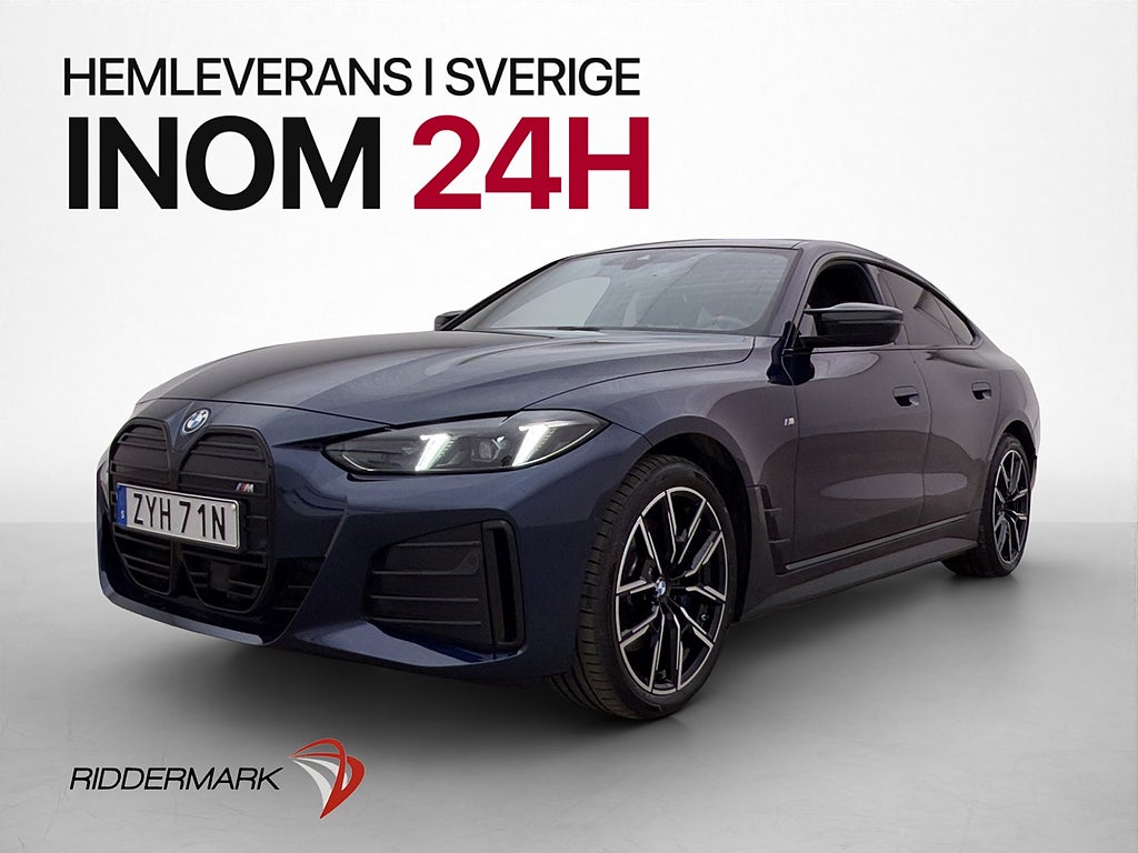 BMW i4 M50 xDrive Gran Coupé 544hk Värm H/K Dragkrok Kamera