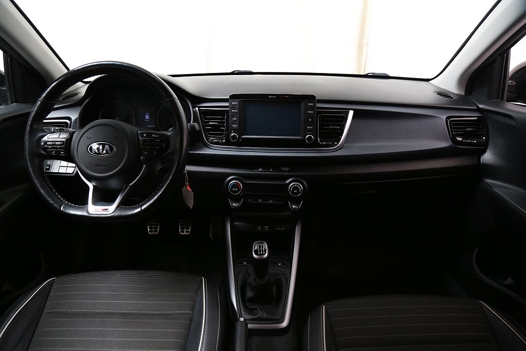 Kia Rio 1,0 T-GDI 120hk GT-Line CarPlay Kamera Motorvärmare 2018