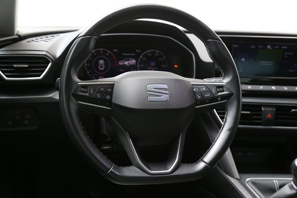Seat Leon 1,0 TSI 110hk 5d Style Pluspaket Komfortpaket Cockpit 2021