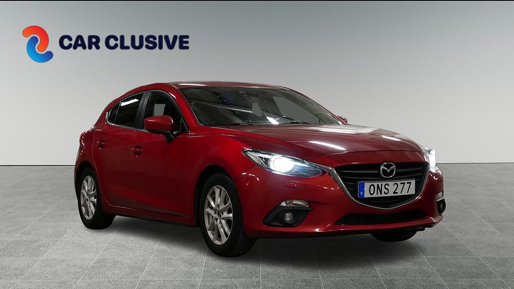 Mazda 3 2.0 120hk | 1089 kr/mån | Vision | Navi | Dragkrok