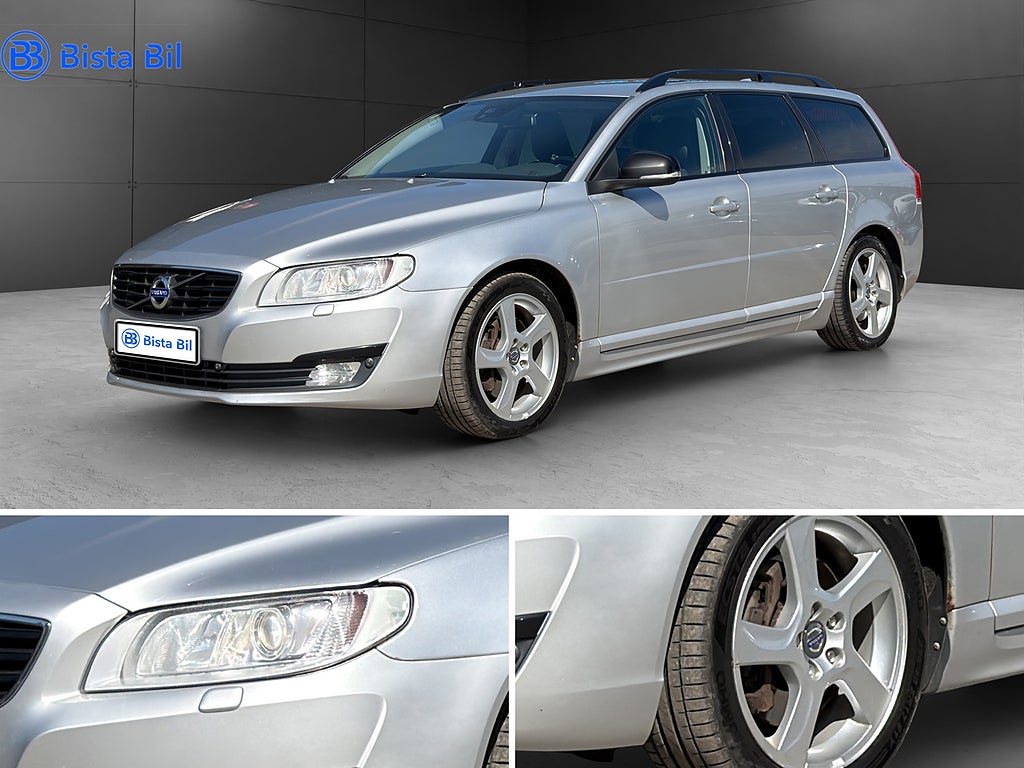 Volvo V70 D4 AWD DYNAMIC EDT / P-SENSORER / DRAG / VOC / 181Hk