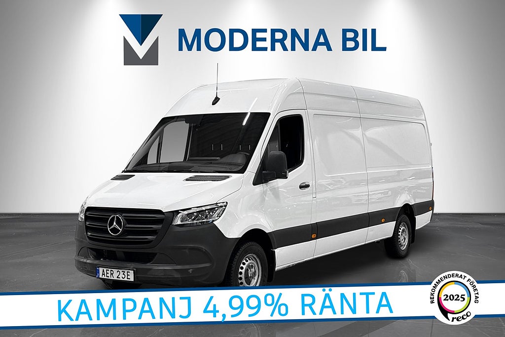 Mercedes-Benz Sprinter 317 CDI LÅG SKATT 170hk Extra-Lång Moms B-kam D-värm