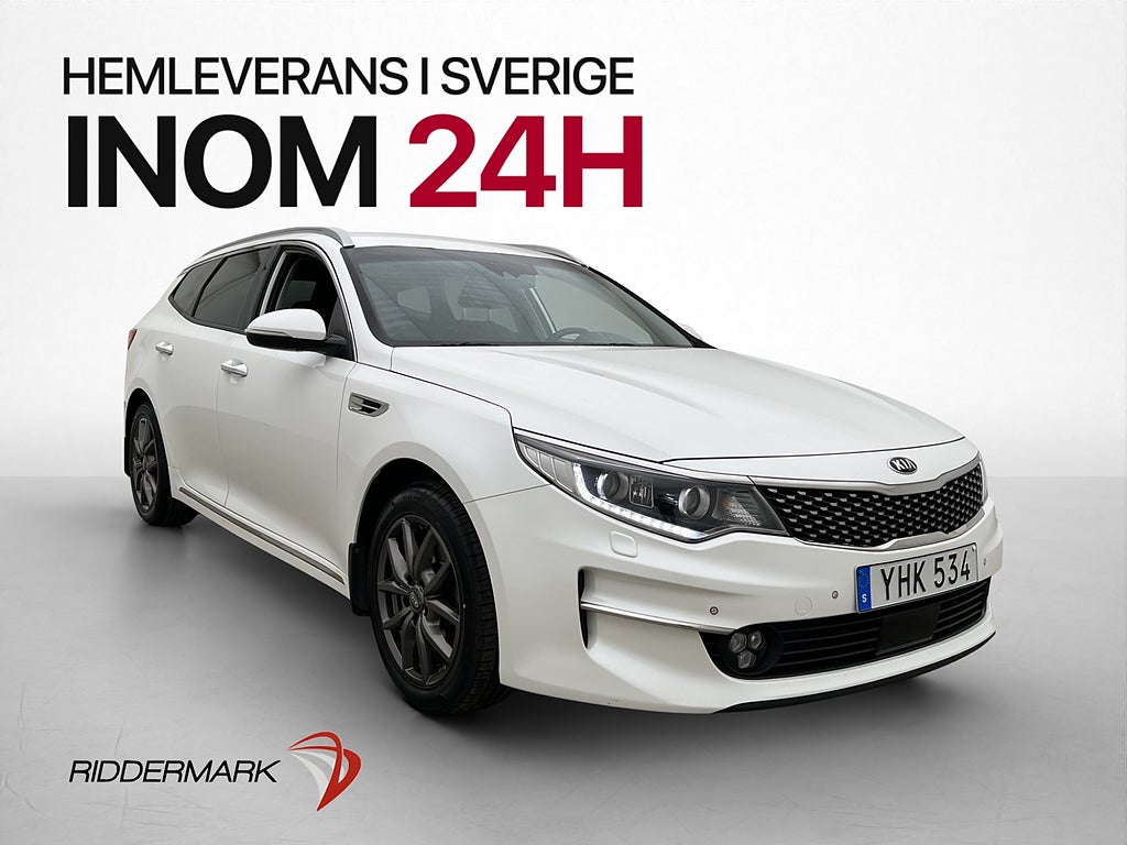 Kia Optima SW 1.7 VGT 141hk Drag Kamera CarPlay GPS Rattvärm