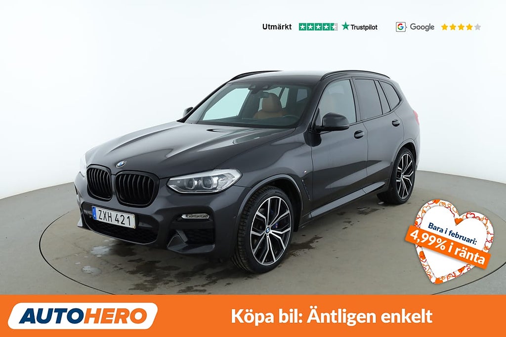 BMW X3 xDrive30i M Sport / Dragkrok, Rattvärme, Backkamera