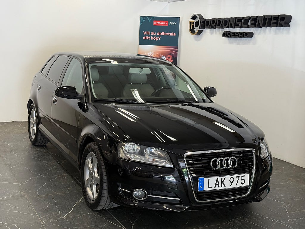 Audi A3 Sportback 2.0 TFSI S-Tronic 200hk Ambition | Automat |