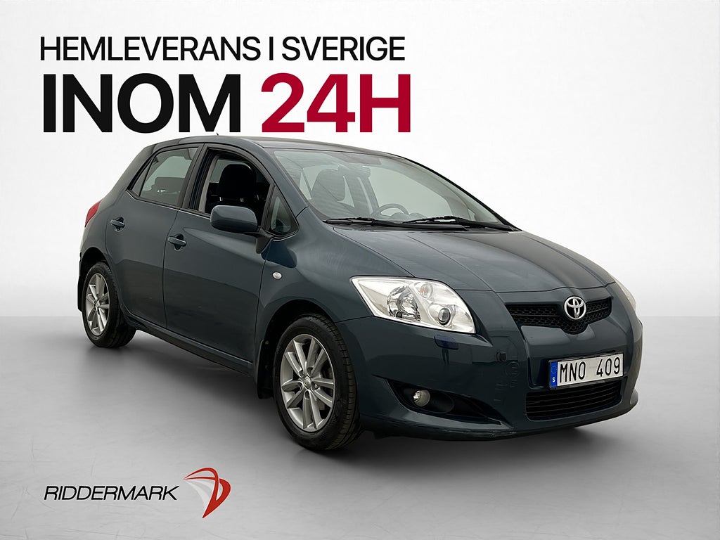 Toyota Auris 5-dörrar 1.6 Dual VVT-i 124hk Farthållare