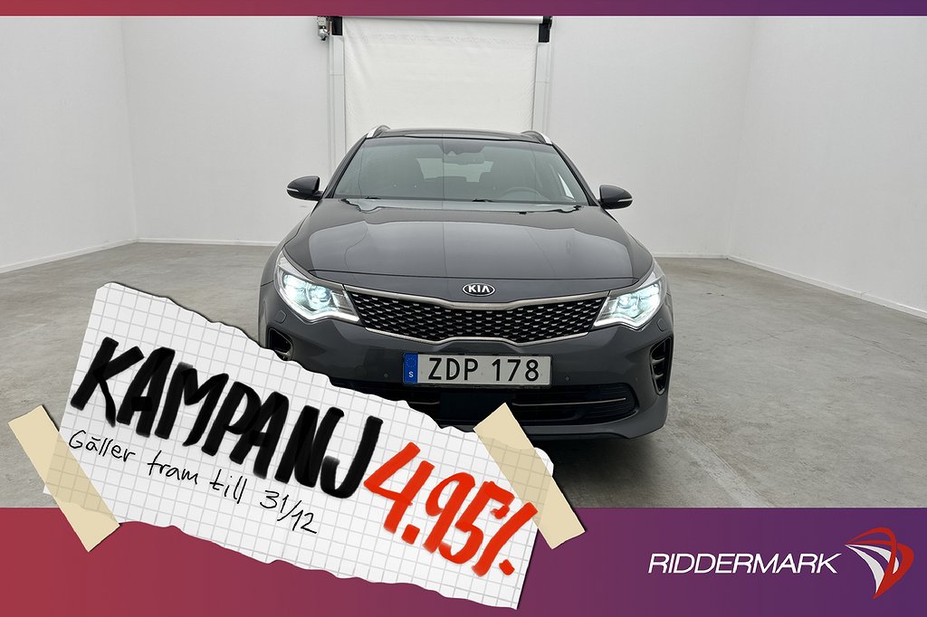 Kia Optima SW 141hk GT-Line Pano H/K Kamera Ratt 4,95% Ränta