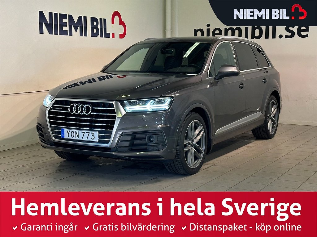 Audi Q7 3.0 V6 AWD 7-sits S Line Dvärm Kamera Navi Drag SoV