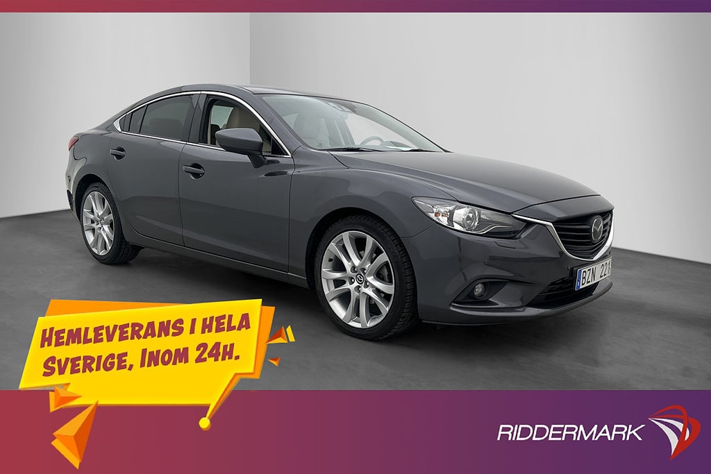 Mazda 6 Sedan 2.2 SKYACTIV-D Optimum BOSE Skinn Kamera Navi